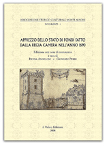 Copertina del volume L'Apprezzo dello Stato di Fondi...