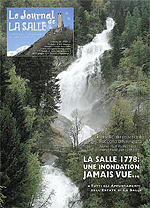 copertina con foto della Cascata di Lenteney, immersa nel verde